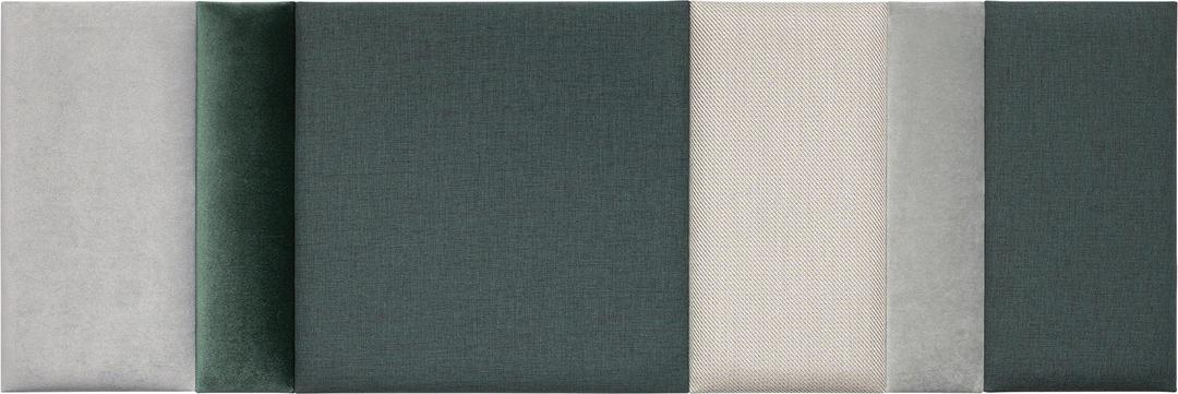 Large Regular upholstered panels set Soform green-grey