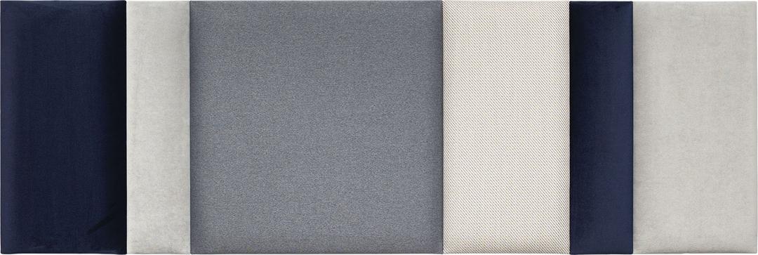 Large Regular upholstered panels set Soform navy blue-grey