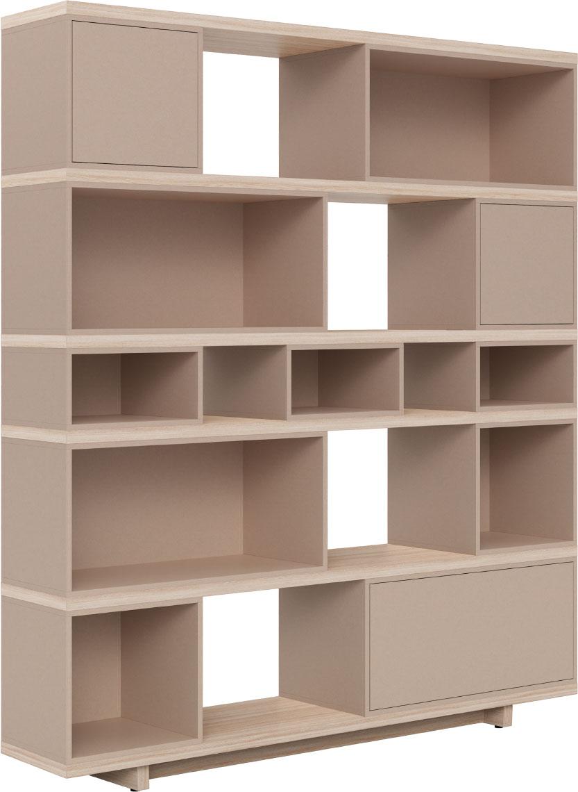 Monocolor wide bookcase Balance