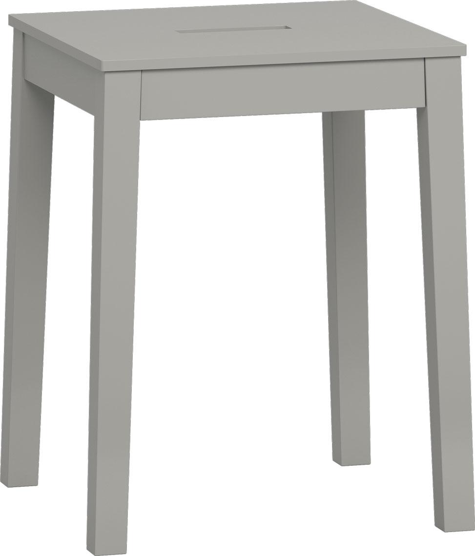 Grey stool Simple