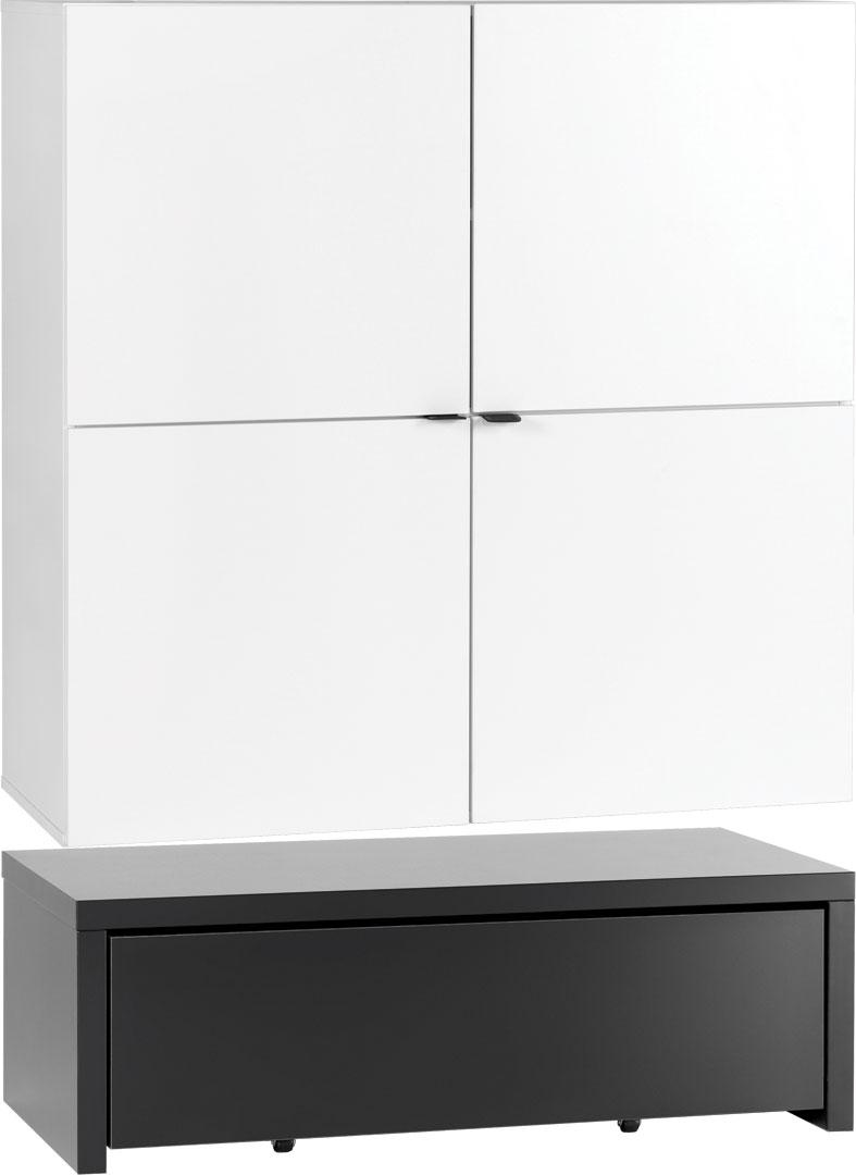 Wide chest of drawers with base 106x53 and drawer Young Users
