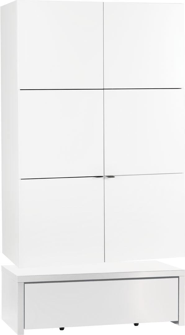 2-door wardrobe with base 106x53 and drawer Young Users Eco