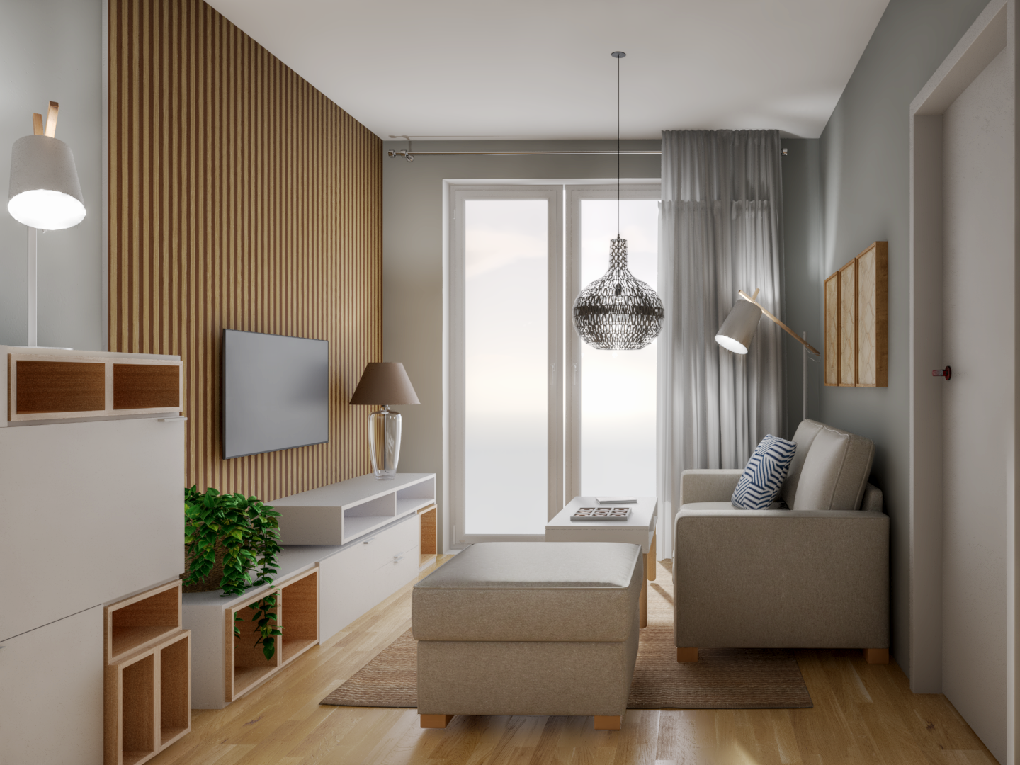 Jak zaprojektować małe mieszkanie z balkonem? Gotowy projekt online