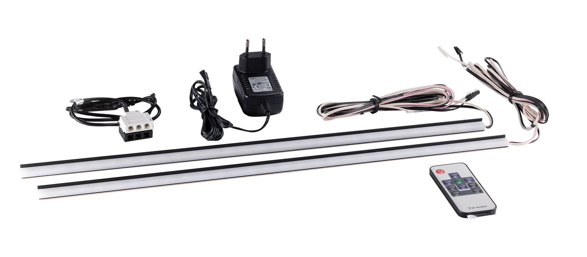 Podświetlenie LED RGB z pilotem, zestaw 2 pkt czarny Young Users