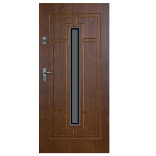 Drzwi zewnętrzne drewniane Simple