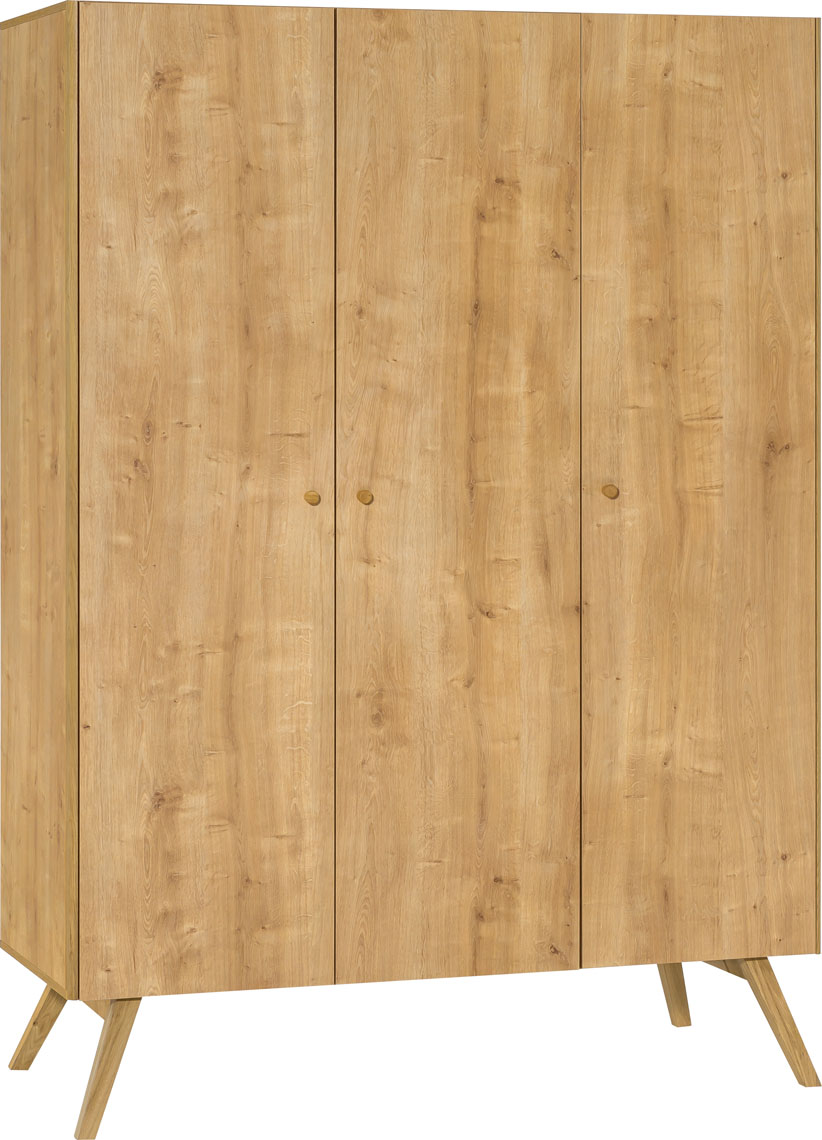 3-door wardrobe Nature