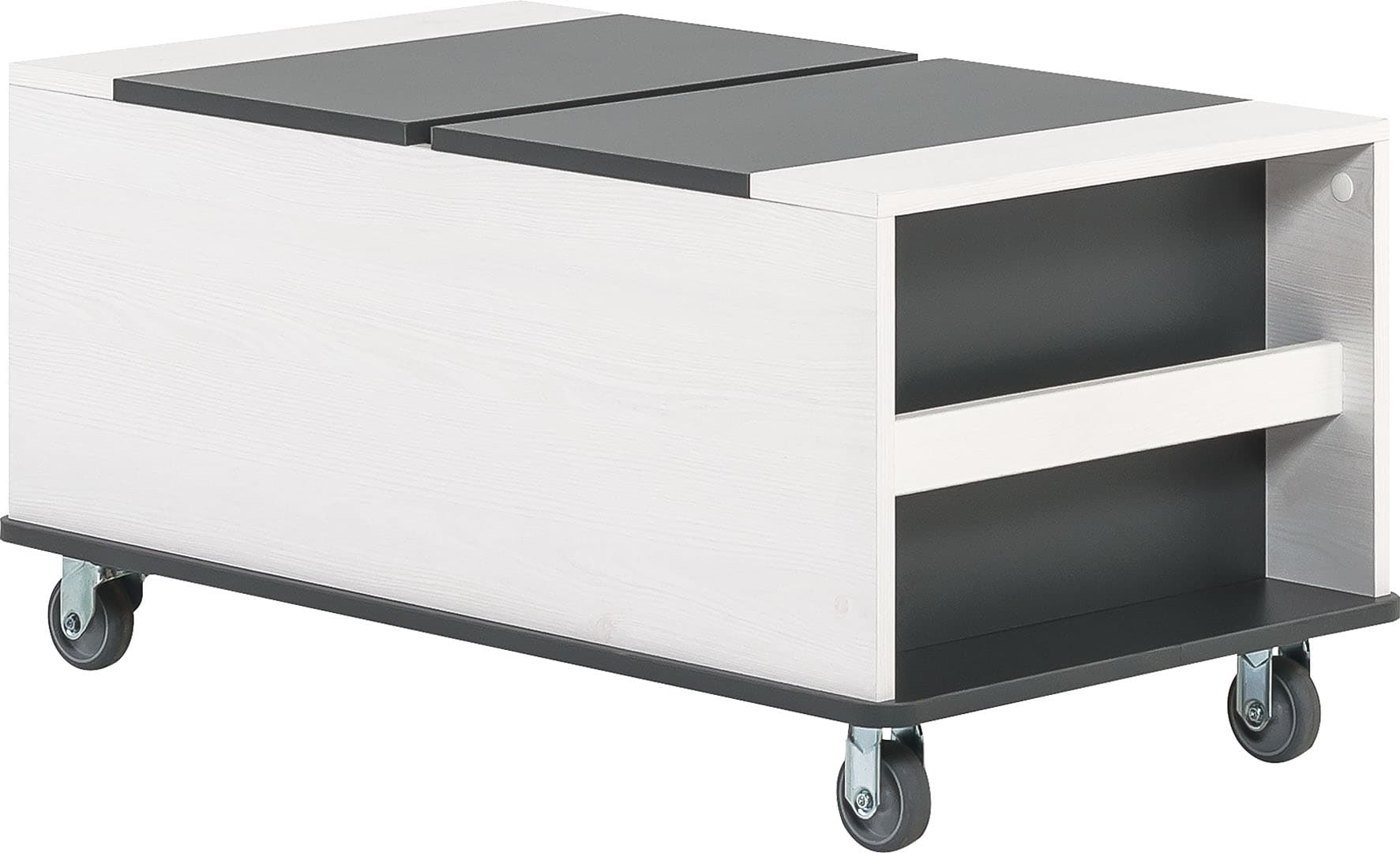 Container with storage unit for multi bed Nest