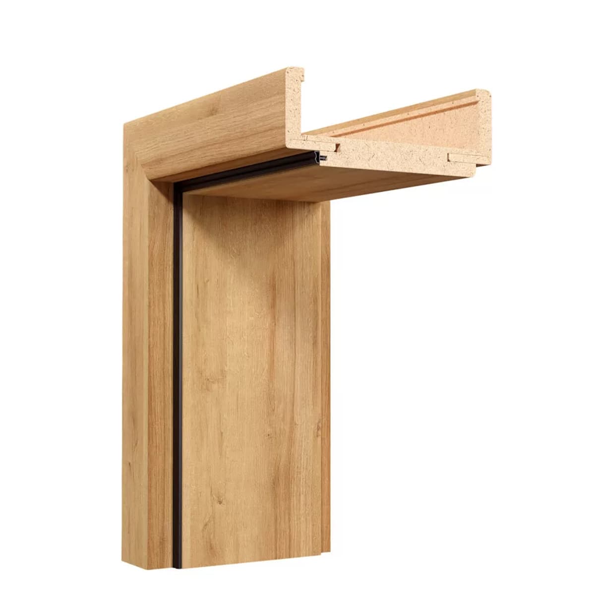 Ościeżnica regulowana Erkado przylgowa AquaStop lakierowana