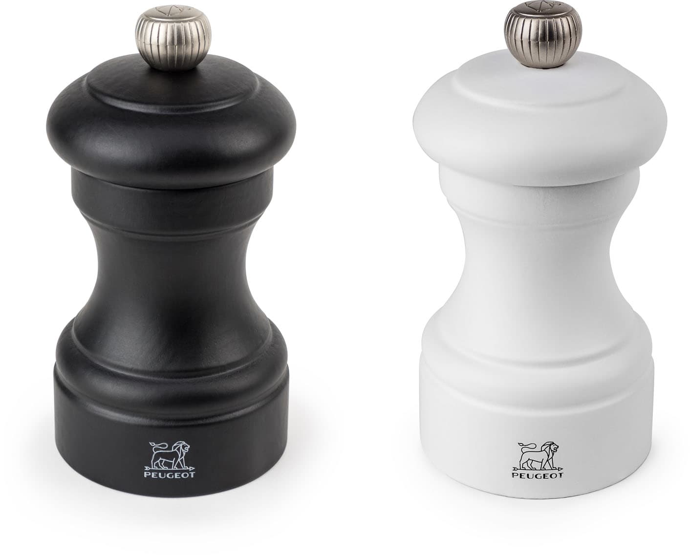 Salt and pepper shaker kpl. BISTRO PEUGEOT white/black