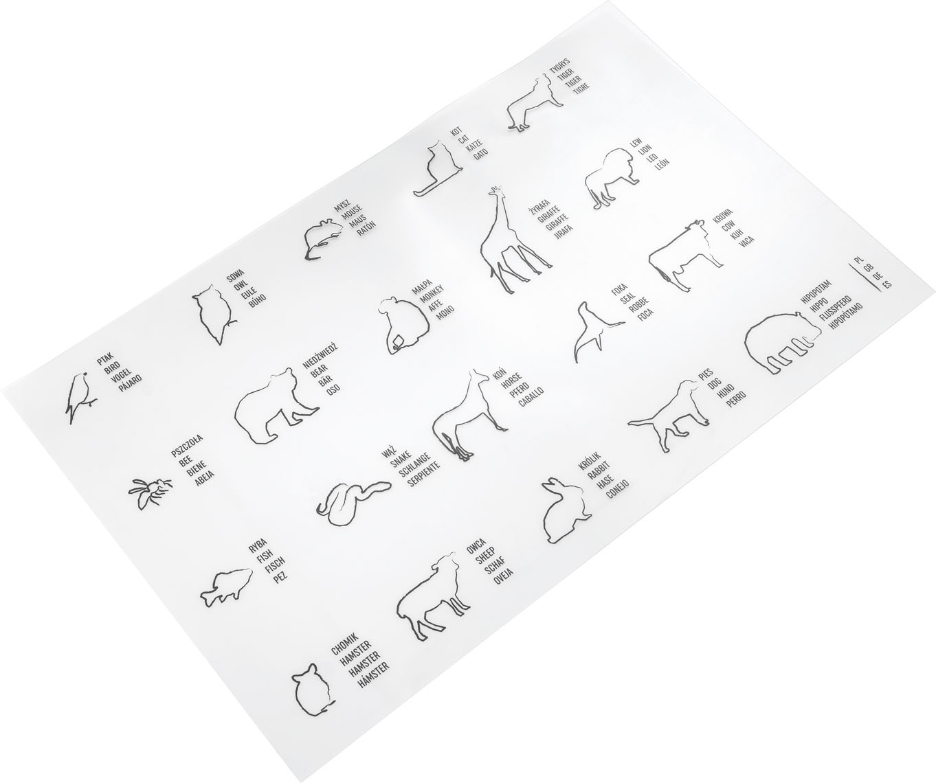 Podkład na biurko Animal