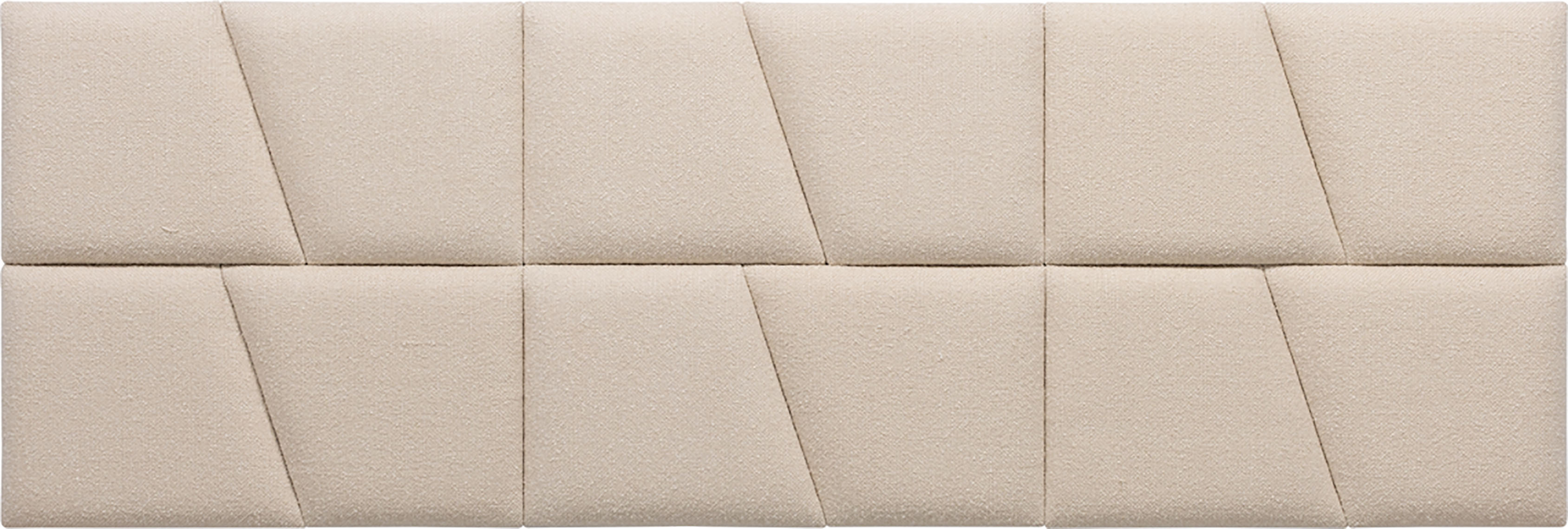 Set paneli tapicerowanych Geo duży Soform kremowy boucle