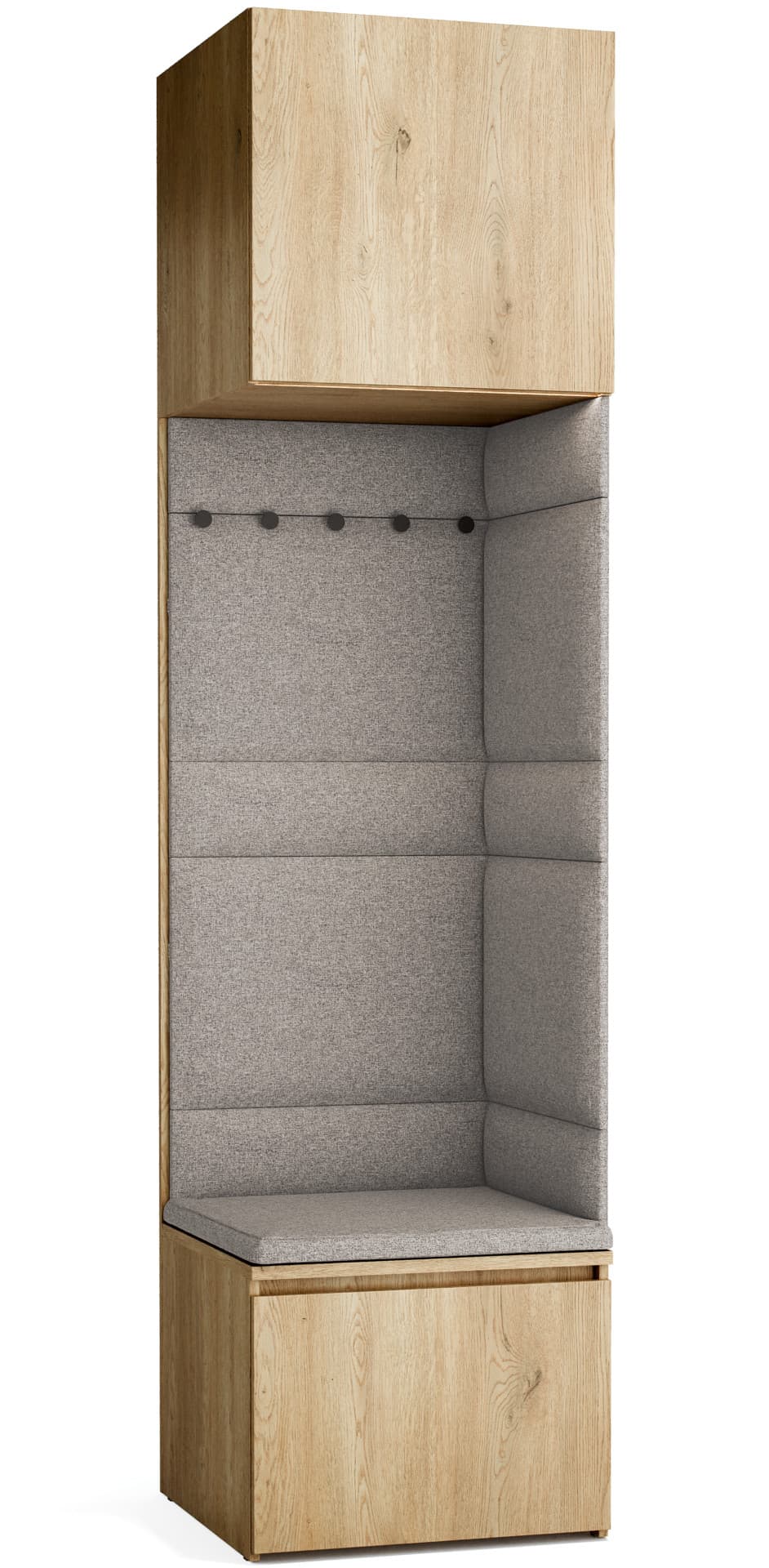 Zestaw mebli do przedpokoju z szafką na buty i siedziskiem 240 Stor