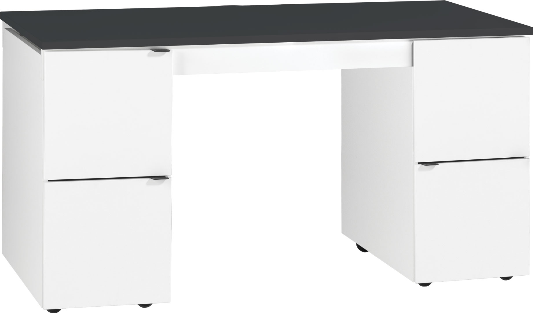 Biurko innowacyjne Transformers z czarnym blatem Young Users