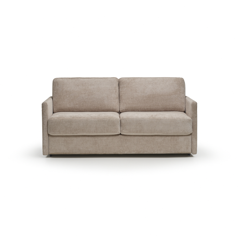 Sofa 3-osobowa z funkcją spania z podłokietnikiem obłym wąskim Nommi