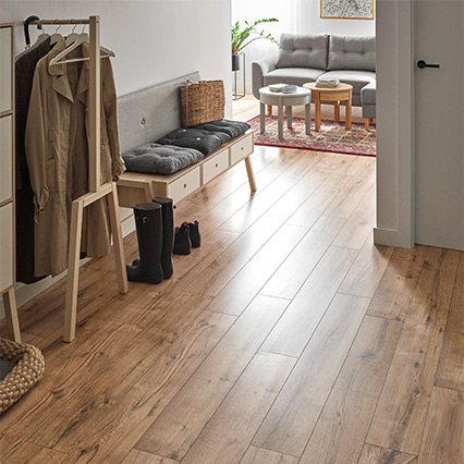 Panele podłogowe wodoszczelne VOX Querra Harmony Dąb Rustic aranżacja