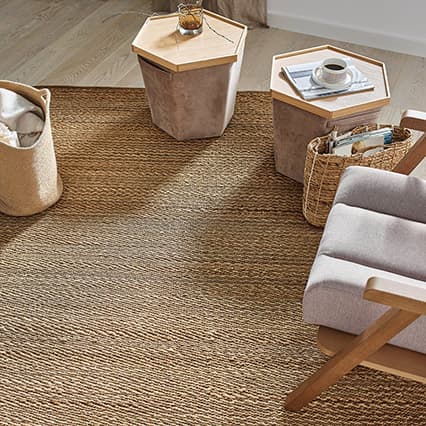 Dywan 170x240 Jute Natural aranżacja