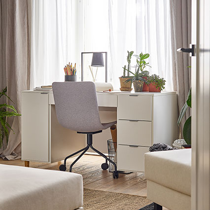 Biurko 140 Simple aranżacja