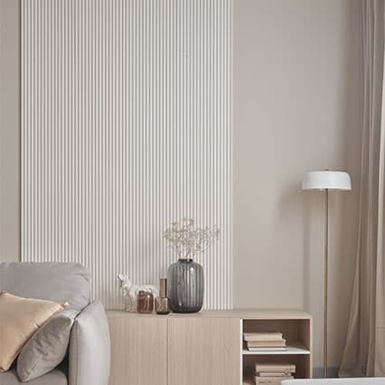 Lamele ścienne Linerio S-Line 12,2cm x 265cm x 1,2cm aranżacja