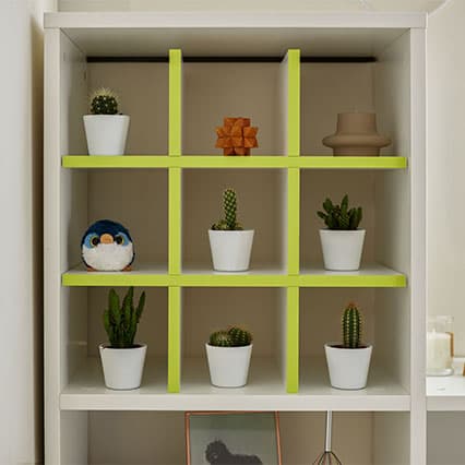 Wypełniacz Kratka żółty neonowy Young Users aranżacja