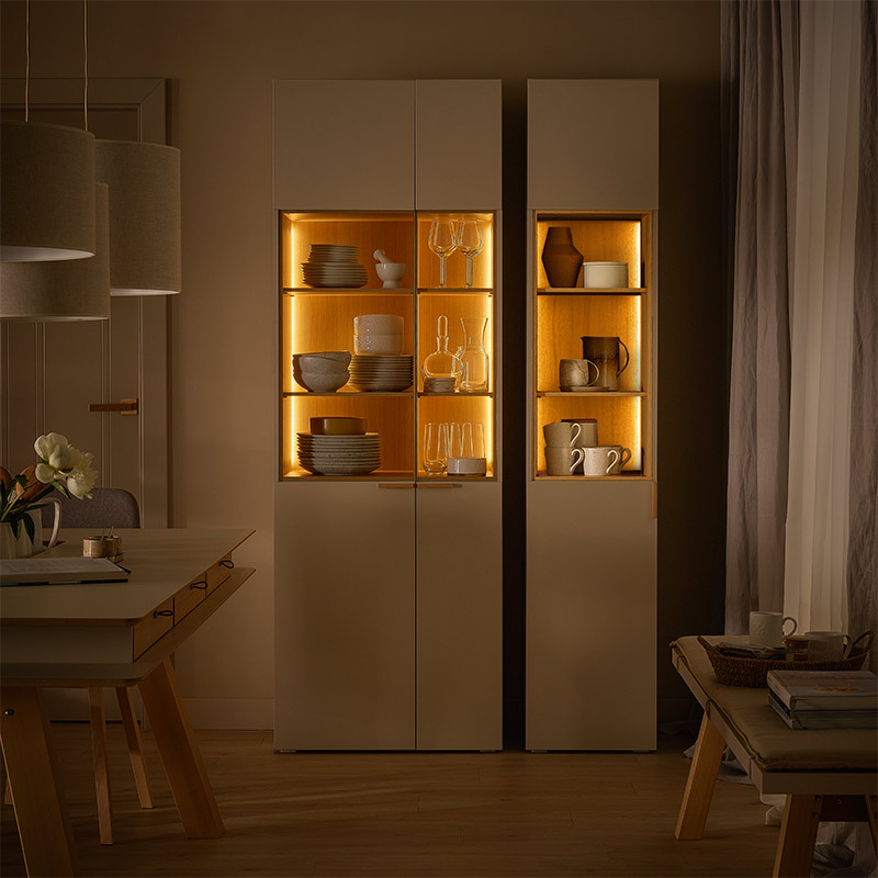 Witryna szeroka z podświetleniem 4 You Fresh aranżacja