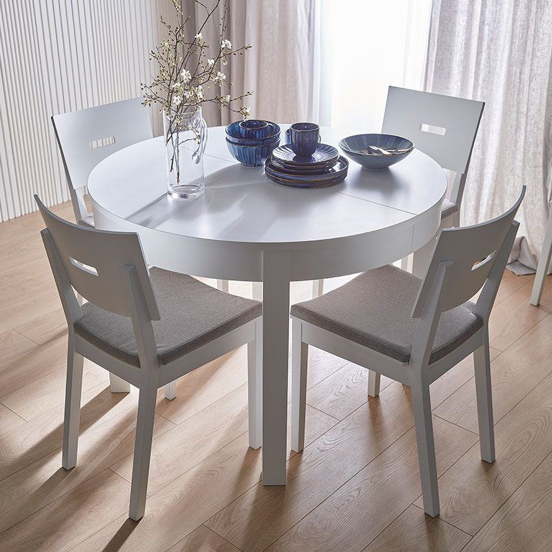 Stół rozkładany okrągły Simple aranżacja