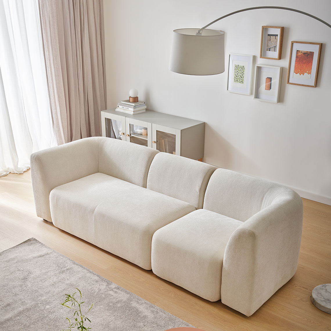 Sofa 3-osobowa II Nui aranżacja