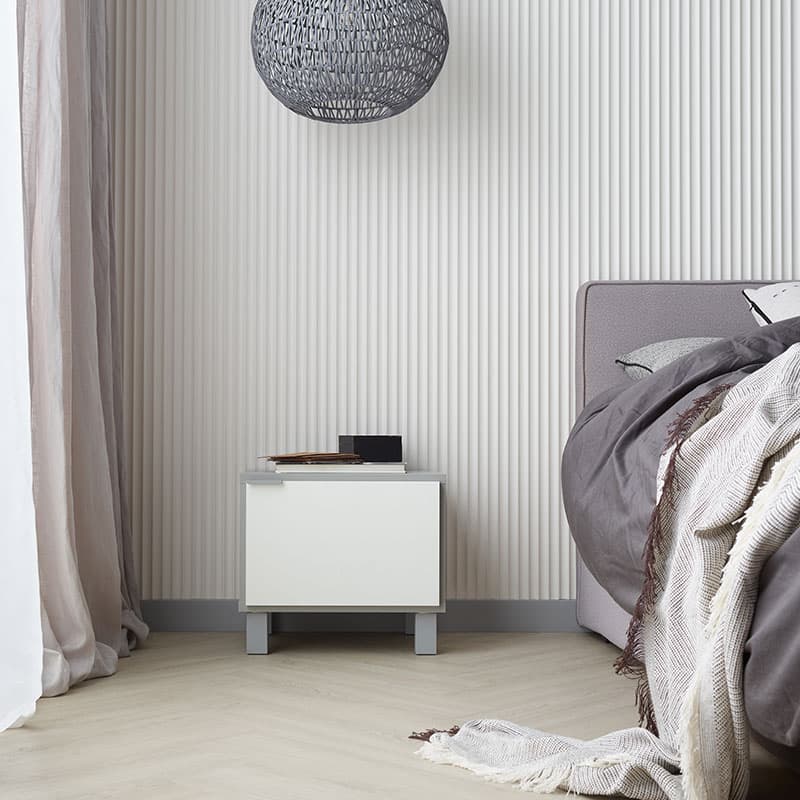 Stolik nocny z drzwiami Simple aranżacja