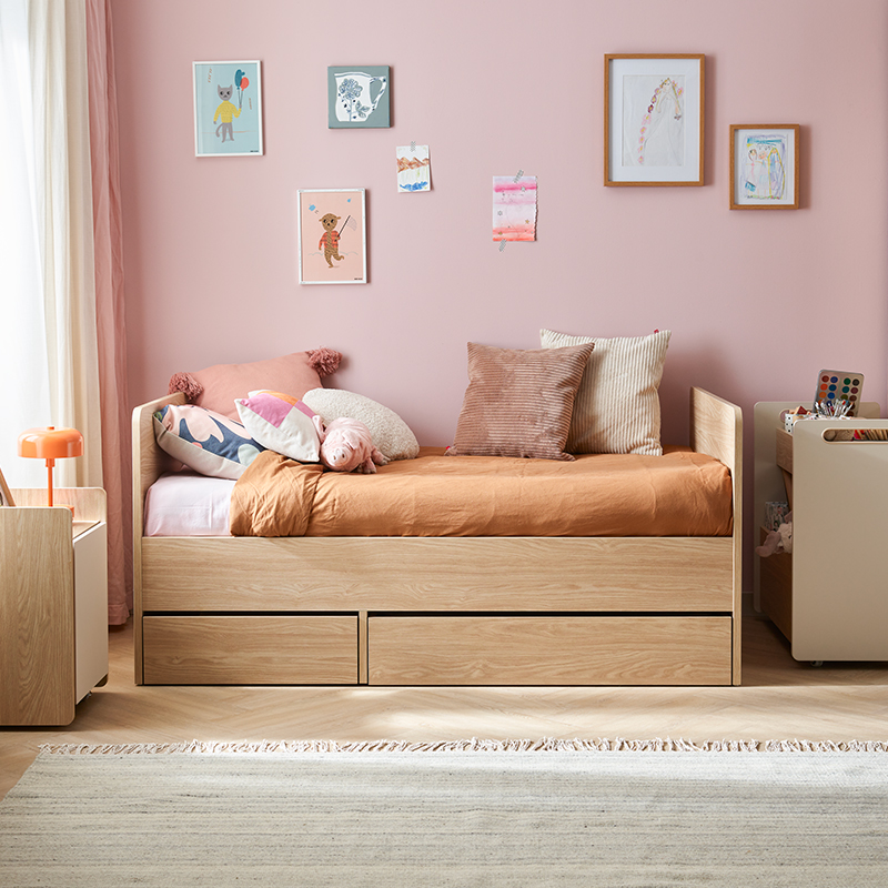 Łóżko rosnące 90x160-200 Muve aranżacja