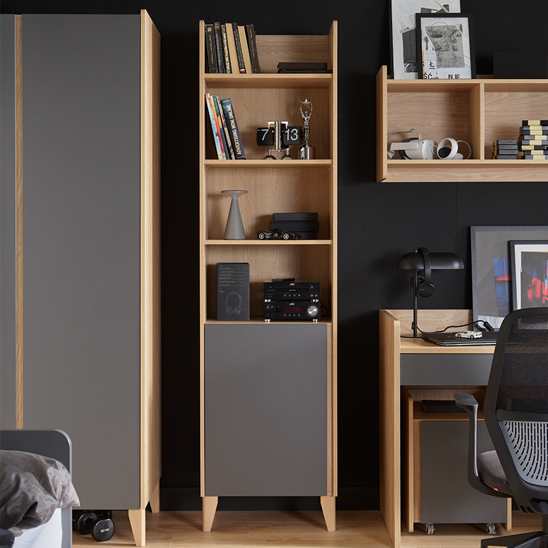 Regał wąski Muve aranżacja