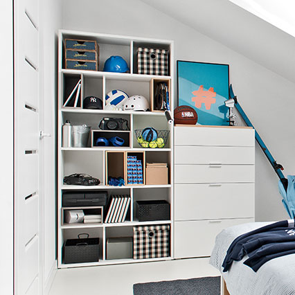 Regał szeroki 4 You aranżacja