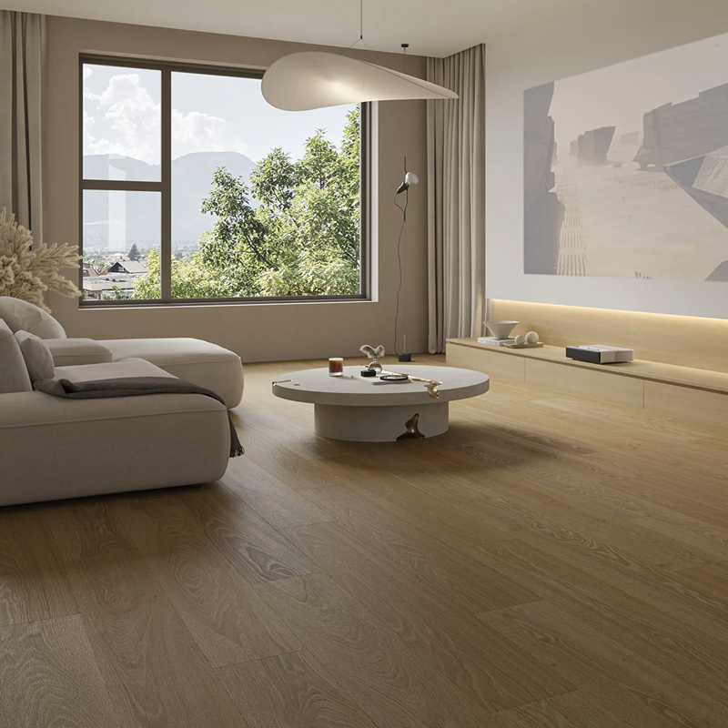 Podłoga winylowa BARLINEK Next Step Large Dąb Złoty aranżacja