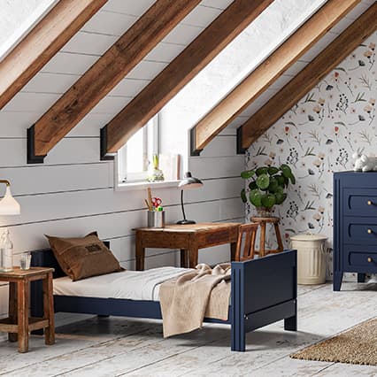 Łóżeczko 70x140 Milenne by Vox aranżacja