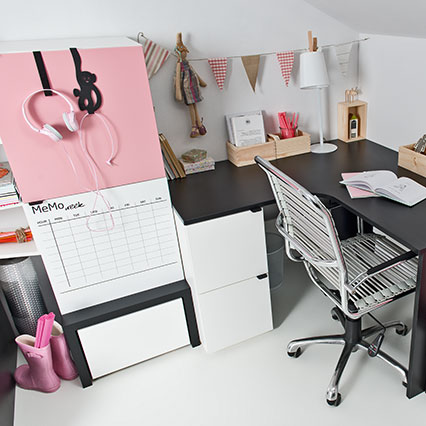 Komoda z podestem 53x53 z szufladą Young Users aranżacja