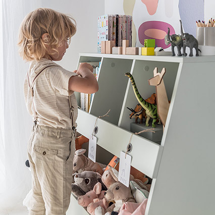 Regał na zabawki Tuli aranżacja