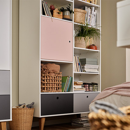 Regał szeroki Concept aranżacja