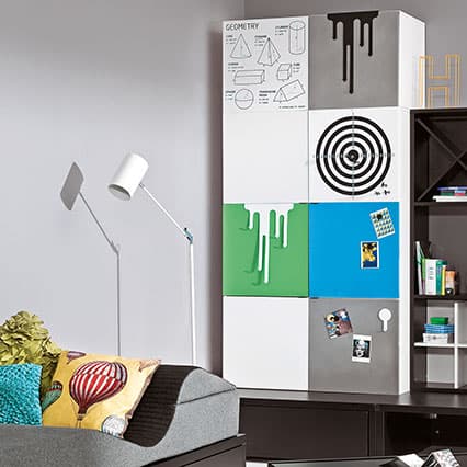 Top up unit for 2-door wardrobe Young Users arrangement