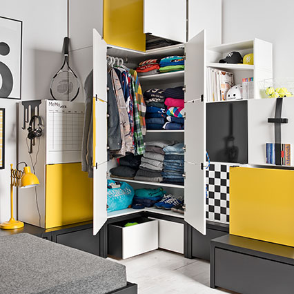 Szafa narożna Young Users aranżacja