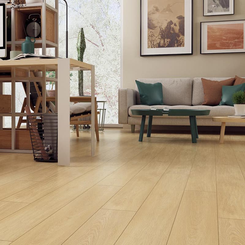 Panele podłogowe SWISS KRONO Aurum Dolce Aqua Zero Dąb Limoncello D40114 aranżacja