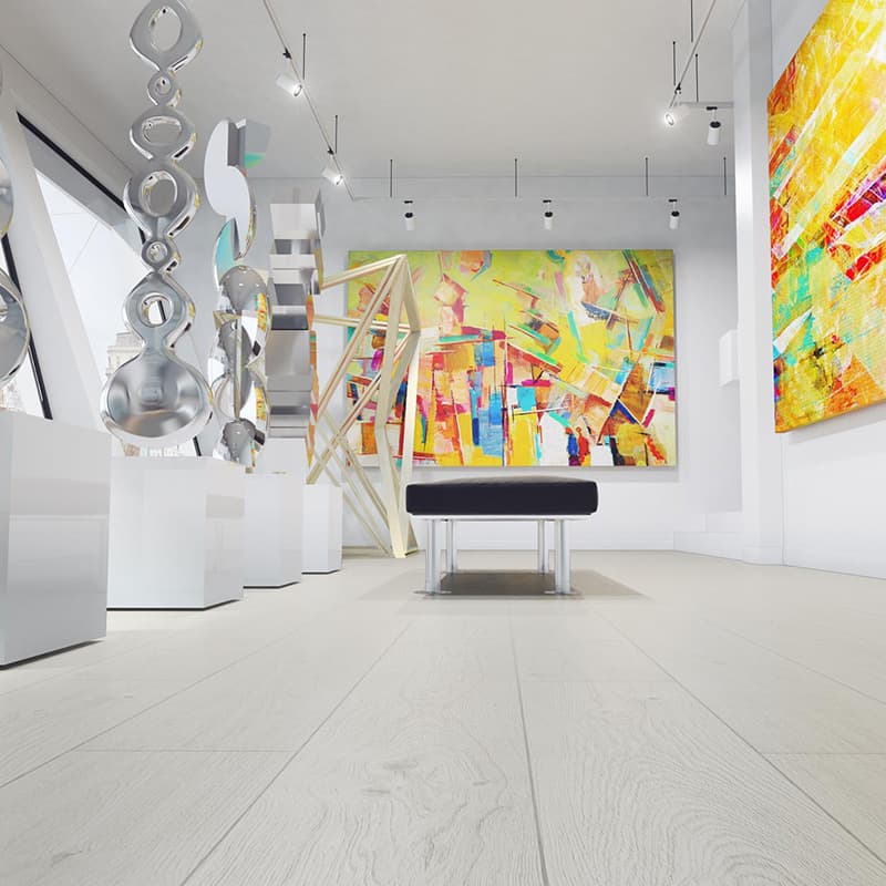 Panele podłogowe SWISS KRONO Aurum Dolce Aqua Zero Dąb Mascarpone D40014 aranżacja