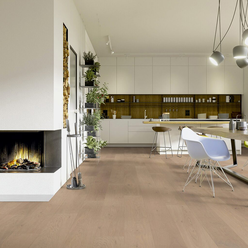 Podłoga hybrydowa Ter Hürne Hywood Noblesse Dąb Junkerdal Z09b aranżacja