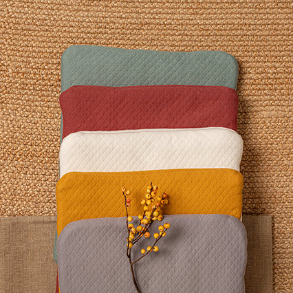 Pościel bawełniana PURE - kol.szary aranżacja