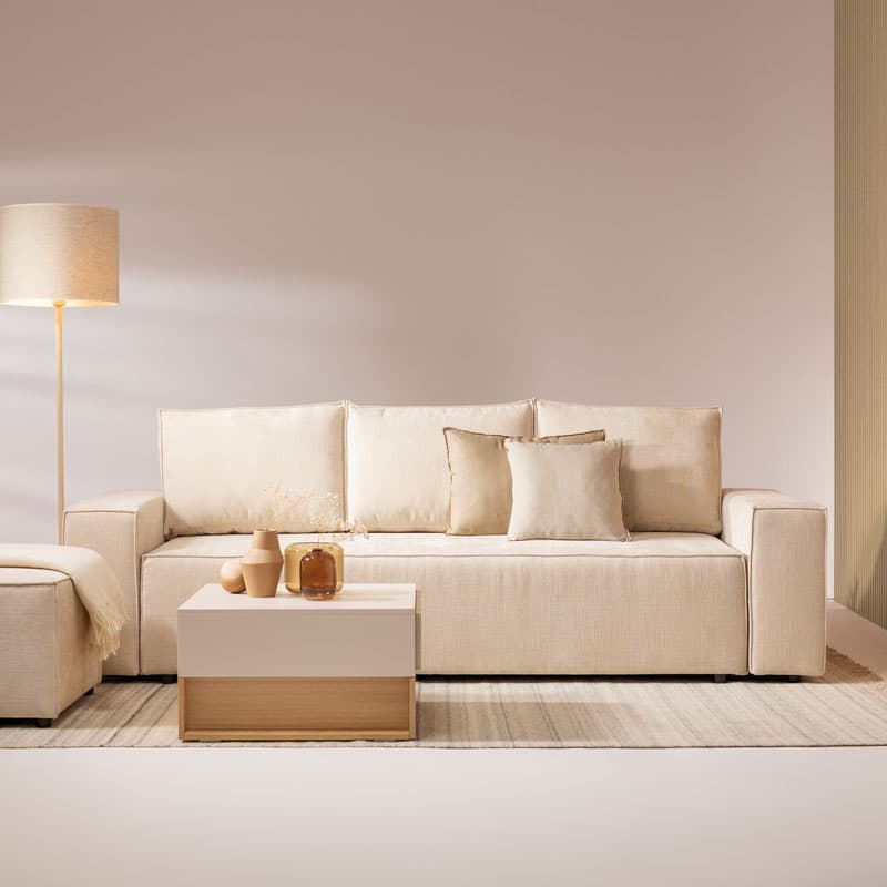 Sofa 3-osobowa z funkcją spania Nilla aranżacja