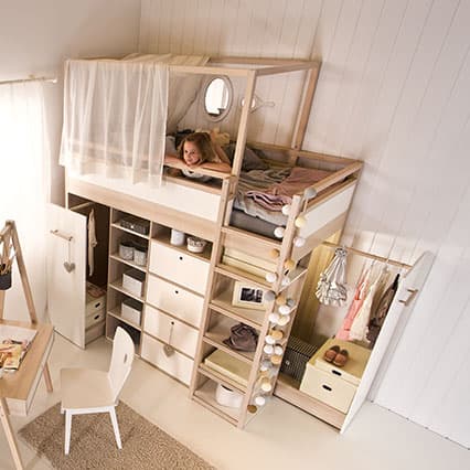 Baldachim łóżka piętrowego Spot Young aranżacja