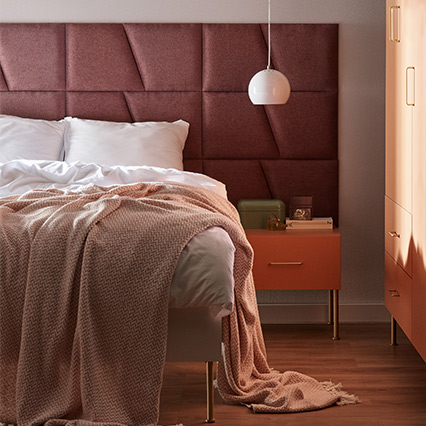 Panel tapicerowany Geo Soform aranżacja