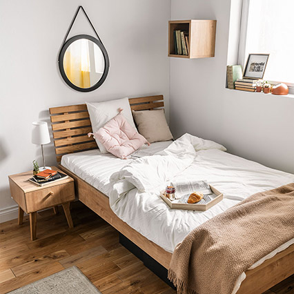 Półka wisząca kostka Simple aranżacja