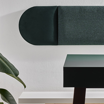 Panel tapicerowany Oval 2 Soform aranżacja