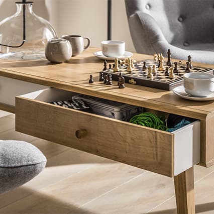 Skrzynka stolika kawowego Nature aranżacja