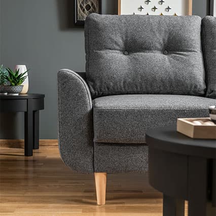 Narożnik duży z funkcją spania Cotta aranżacja