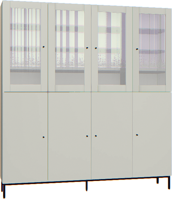 Regał wysoki poczwórny Creative