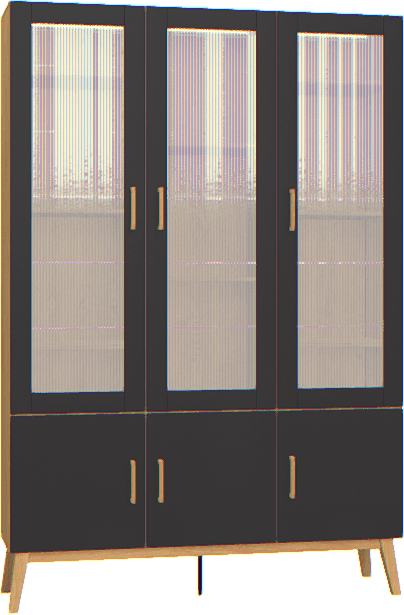 Regał wysoki potrójny Creative